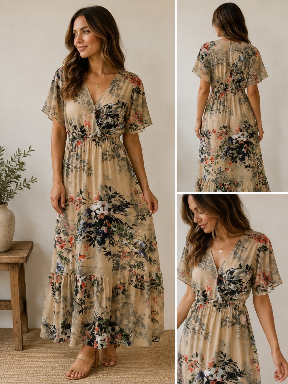 Gianni Bini Floral Maxi Dress